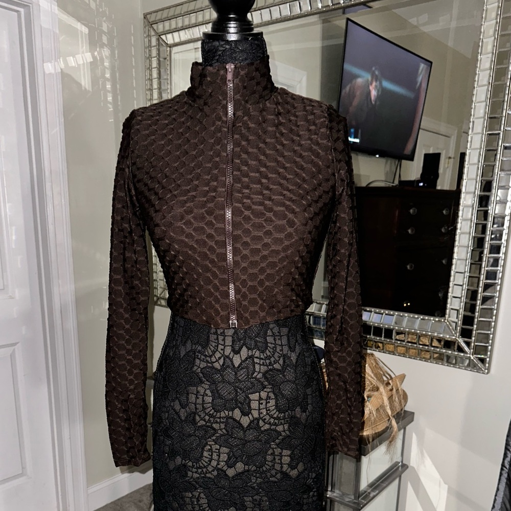 NWT. Naked Wardrobe zipper cropped jacket.